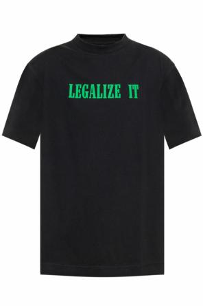 T-shirt z surowym wykończeniem, zdjęcie 1 T-shirt z surowym wykończeniem od Palm Angels